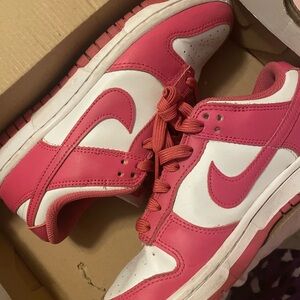 Nike Pink and White dunks